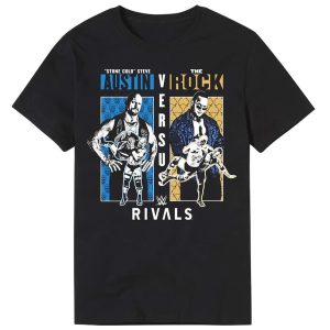 Polera The Rock vs Stone Cold- Rivals
