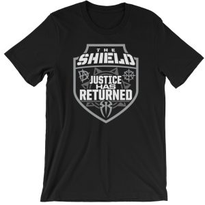 Polera The Shield "Justice has returned"