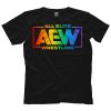Polera AEW Pride Logo