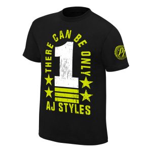 Polera AJ Styles "There can be only one"