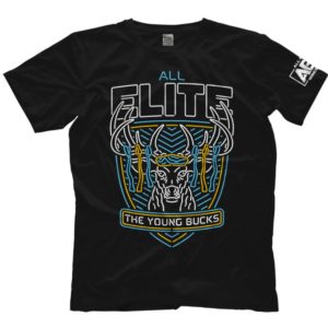 Polera Young Bucks "All Elite Neon"