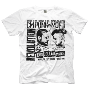 Polera CM Punk vs MJF Dog collar match