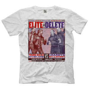 Polera Double or Nothing Matchup Young Bucks vs The Hardys - ELITE or DELETE