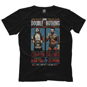 Polera Double or Nothing Matchup Hangman Adam Page vs CM Punk