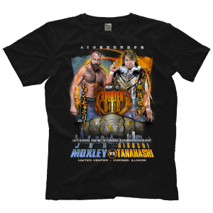 Polera FORBIDDEN DOOR MATCHUP JON MOXLEY VS HIROSHI TANAHASHI