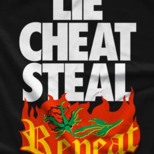 Polera Eddie Guerrero "Lie Cheat Steal Repeat"